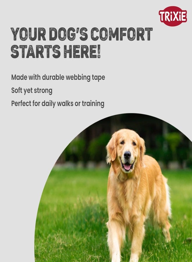 Trixie Premium H-Harness for Large Dogs - XL-XXL (85-130 cm), Adjustable Heavy-Duty Dog Harness, Black Dog Walking Harness - Image 3